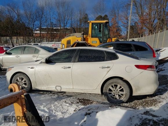 2016 Kia Optima LX with VIN KNAGT4L30G5117378, listed as a IAAI auction lot 41283349 with 107,095 mi miles. Bid and sale history available at carsss.com. Image 15.