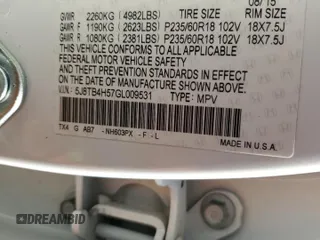 2016 Acura RDX Tech Pkg with VIN 5J8TB4H57GL009531, listed as a Copart auction lot 50531675 with 127,307 mi miles and Salvage Title. Bid and sale history available at carsss.com. Image 13.