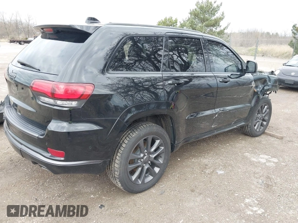 2019 Jeep Grand Cherokee High Altitude with VIN 1C4RJFCG2KC849046, listed as a IAAI auction lot 42100162 with 39,486 mi miles and . Bid and sale history available at DreamBid. Image 4.
