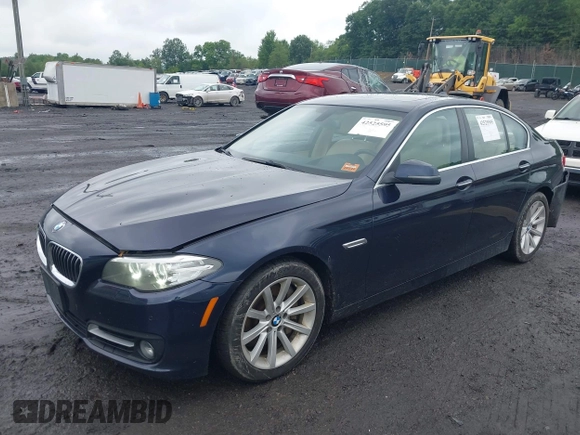 2015 BMW 5 Series 535d xDrive with VIN WBAFV3C5XFD686633, listed as a IAAI auction lot 42525595 with 125,794 mi miles and . Bid and sale history available at DreamBid. Image 2.