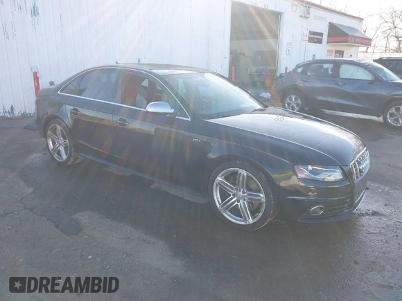 2012 Audi S4 Prestige with VIN WAUKGBFL6CA001148, listed as a IAAI auction lot 41134916 with 143,610 mi miles. Bid and sale history available at carsss.com. Image 1.