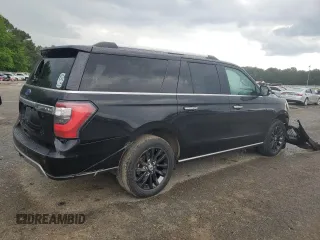 2019 Ford Expedition Max Limited with VIN 1FMJK1KT1KEA19735, listed as a Copart auction lot 56634085 with 147,154 mi miles and Salvage title. Bid and sale history available at DreamBid. Image 3.