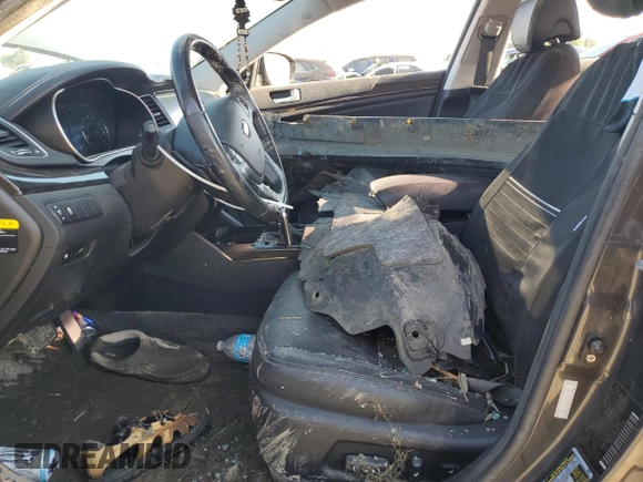 2016 Kia Cadenza Premium with VIN KNALN4D70G5218303, listed as a Copart auction lot 75351044 with 0 mi miles and Salvage Title. Bid and sale history available at carsss.com. Image 7.