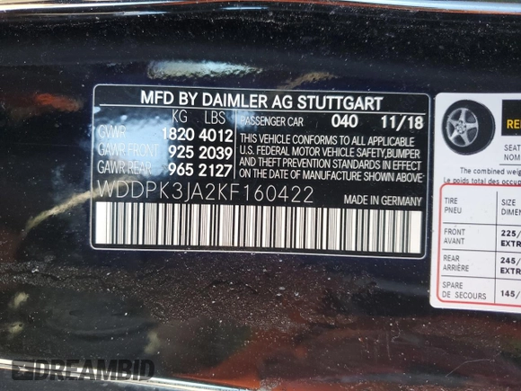 2019 Mercedes-Benz SLC 300 z VIN WDDPK3JA2KF160422, wystawiony jako Copart lot #82179423 z przebiegiem 31 052 mil mil oraz . Historia ofert i sprzedaży dostępna na DreamBid. Obrazek 12.