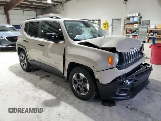 2015 Jeep Renegade Latitude with VIN ZACCJABH1FPC04716, listed as a Copart auction lot 45083715 with 102,045 mi miles and Salvage Title. Bid and sale history available at carsss.com. Image 4.