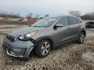 2017 Kia Niro EX with VIN KNDCC3LC8H5090301, listed as a Copart auction lot 51386065 with 57,279 mi miles and Salvage Title. Bid and sale history available at carsss.com. Image 1.