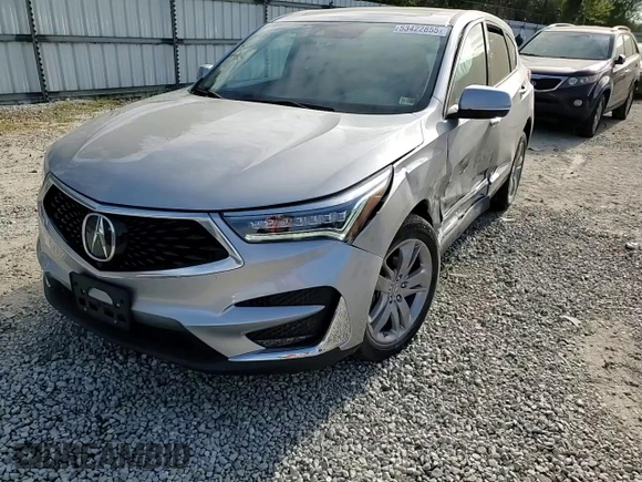 2019 Acura RDX Advance with VIN 5J8TC2H79KL038895, listed as a Copart auction lot 53422855 with 17,571 mi miles and Salvage Title. Bid and sale history available at DreamBid. Image 11.