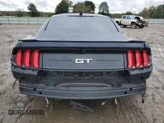 2021 Ford Mustang GT with VIN 1FA6P8CF8M5145208, listed as a Copart auction lot 77495384 with 15,830 mi miles and Salvage title. Bid and sale history available at DreamBid. Image 6.