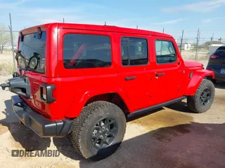 2024 Jeep Wrangler Sport S with VIN 1C4RJXN64RW141013, listed as a IAAI auction lot 42806441 with 5,893 mi miles and . Bid and sale history available at DreamBid. Image 4.
