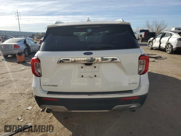 2022 Ford Explorer Limited with VIN 1FMSK8FH1NGA43898, listed as a Copart auction lot 87328924 with 37,273 mi miles and Salvage Title. Bid and sale history available at carsss.com. Image 6.