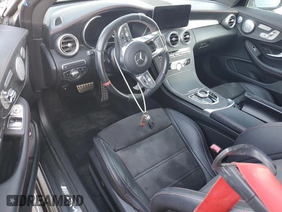 2021 Mercedes-Benz C 43 AMG with VIN W1KWJ6EB7MG058100, listed as a Copart auction lot 81651084 with Not provided miles and Clean title. Bid and sale history available at DreamBid. Image 8.