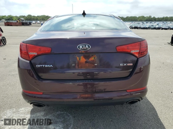 2013 Kia Optima EX with VIN 5XXGN4A77DG126248, listed as a Copart auction lot 63496335 with 149,848 mi miles and Salvage title. Bid and sale history available at DreamBid. Image 6.