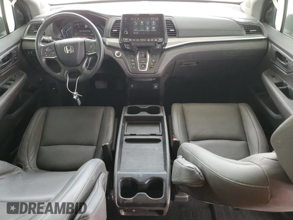 2022 Honda Odyssey EX-L with VIN 5FNRL6H75NB059962, listed as a Copart auction lot 51464615 with 40,608 mi miles and Salvage Title. Bid and sale history available at DreamBid. Image 8.