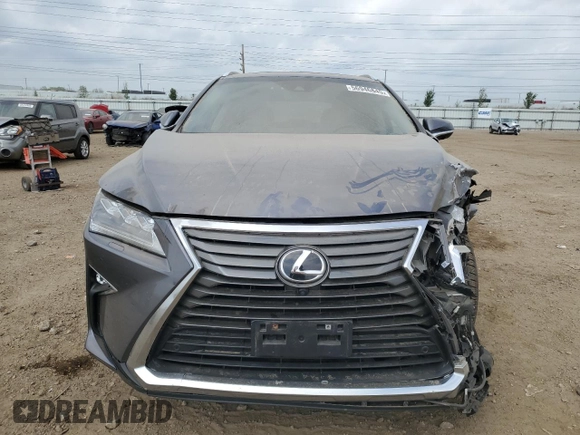 2016 Lexus RX 350 with VIN 2T2BZMCAXGC030046, listed as a Copart auction lot 56946845 with 64,529 mi miles and Salvage title. Bid and sale history available at DreamBid. Image 5.