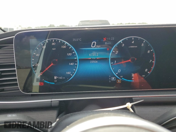 2021 Mercedes-Benz GLE 350 with VIN 4JGFB4KB0MA375313, listed as a Copart auction lot 58191815 with 23,506 mi miles and Clean title. Bid and sale history available at DreamBid. Image 9.