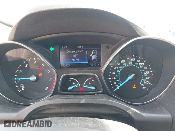 2013 Ford Escape Titanium with VIN 1FMCU0J93DUB43923, listed as a IAAI auction lot 41798566 with 109,351 mi miles. Bid and sale history available at carsss.com. Image 7.