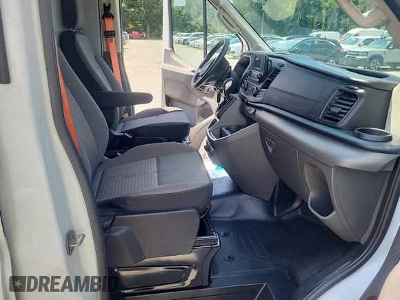 2023 Ford Transit Cargo with VIN 1FTBR1X87PKC01635, listed as a IAAI auction lot 42832727 with 17,348 mi miles and . Bid and sale history available at DreamBid. Image 33.