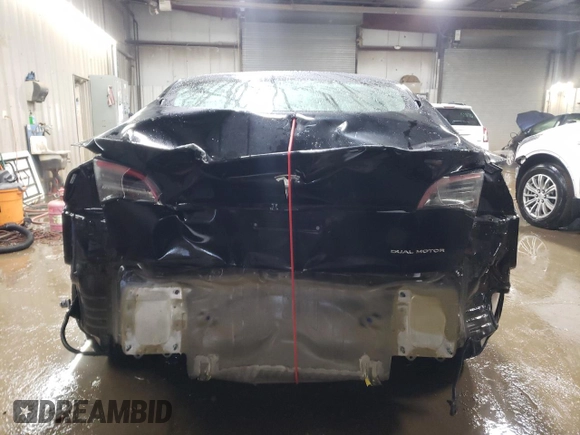 2023 Tesla Model 3 Long Range with VIN 5YJ3E1EB0PF608630, listed as a Copart auction lot 44379105 with 22,777 mi miles and Salvage Title. Bid and sale history available at DreamBid. Image 6.