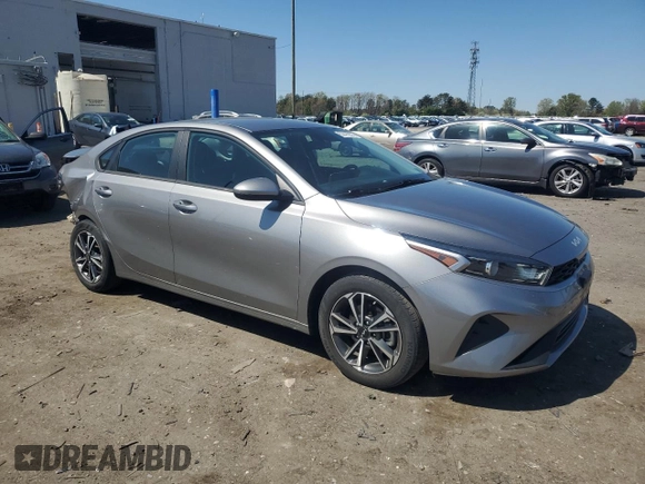 2022 Kia Forte LXS with VIN 3KPF24ADXNE424507, listed as a Copart auction lot 52427235 with 57,205 mi miles and Salvage Title. Bid and sale history available at DreamBid. Image 4.