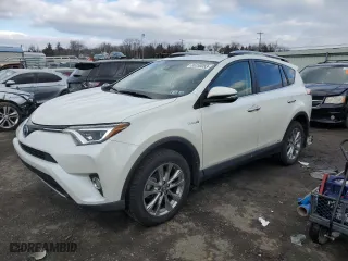 2017 Toyota RAV4 Hybrid Limited with VIN JTMDJREVXHD128547, listed as a Copart auction lot 36350053 with 60,405 mi miles. Bid and sale history available at carsss.com. Image 1.