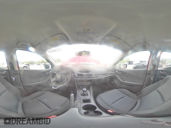 2015 Mazda 3 i SV with VIN JM1BM1T76F1232259, listed as a Copart auction lot 52756435 with 106,336 mi miles and Salvage Title. Bid and sale history available at DreamBid. Image 13.