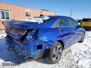 2024 Hyundai Elantra SEL with VIN KMHLS4DG3RU789381, listed as a Copart auction lot 88266675 with 5,191 mi miles and Salvage Title. Bid and sale history available at carsss.com. Image 3.