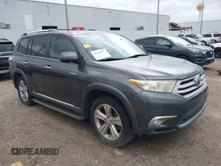 2012 Toyota Highlander Limited with VIN 5TDYK3EH8CS078315, listed as a IAAI auction lot 42168451 with 104,133 mi miles and . Bid and sale history available at DreamBid. Image 1.