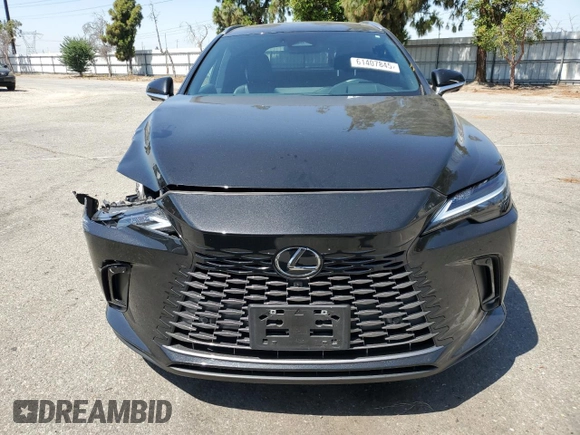 2024 Lexus RX 350 z VIN 2T2BAMBAXRC024971, wystawiony jako Copart lot #61407845 z przebiegiem 30 664 mil mil oraz Szkoda całkowita • Salvage title. Historia ofert i sprzedaży dostępna na DreamBid. Obrazek 5.