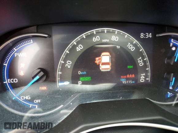 2021 Toyota RAV4 Hybrid XSE z VIN 4T3E6RFV9MU041188, wystawiony jako Copart lot #52697145 z przebiegiem 95 115 mil mil oraz Szkoda całkowita • Salvage title. Historia ofert i sprzedaży dostępna na DreamBid. Obrazek 9.