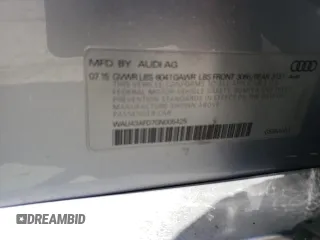 2016 Audi A8 Sport z VIN WAU43AFD7GN005425, wystawiony jako Copart lot #58781405 z przebiegiem 139 435 mil mil oraz Szkoda całkowita • Salvage title. Historia ofert i sprzedaży dostępna na DreamBid. Obrazek 12.