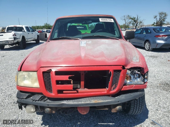 2007 Ford Ranger STX with VIN 1FTYR44U67PA05962, listed as a Copart auction lot 48868755 with 247,664 mi miles and Salvage Title. Bid and sale history available at carsss.com. Image 5.