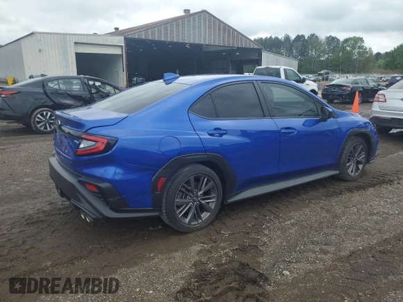2022 Subaru WRX with VIN JF1VBAA69N9014593, listed as a Copart auction lot 51207355 with 16,231 mi miles and Salvage Title. Bid and sale history available at carsss.com. Image 3.