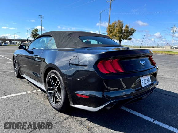 2022 Ford Mustang EcoBoost with VIN 1FATP8UH1N5119893, listed as a Copart auction lot 50090825 with 52,521 mi miles and Clean Title. Bid and sale history available at carsss.com. Image 3.