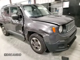 2018 Jeep Renegade Sport with VIN ZACCJAAB4JPH77082, listed as a Copart auction lot 45867195 with 174,305 mi miles and Salvage Title. Bid and sale history available at DreamBid. Image 11.