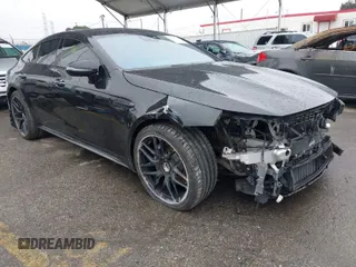 2022 Mercedes-Benz AMG GT with VIN W1K7X5KB7NA048401, listed as a IAAI auction lot 41805470 with 118,033 mi miles. Bid and sale history available at carsss.com. Image 1.
