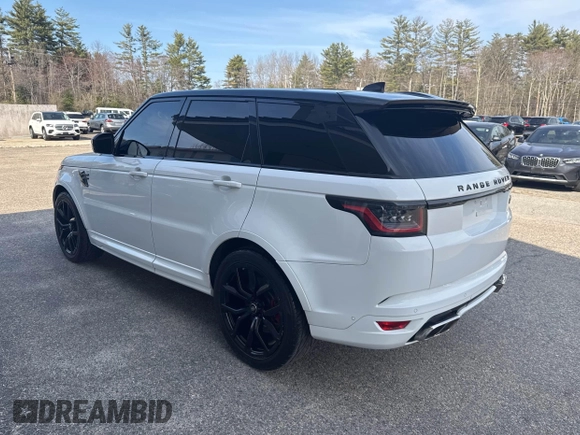 2018 Land Rover Range Rover Sport SVR with VIN SALWZ2SE7JA198973, listed as a IAAI auction lot 42021665 with 68,909 mi miles. Bid and sale history available at carsss.com. Image 3.