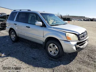 2004 Honda Pilot EX with VIN 2HKYF18504H620508, listed as a Copart auction lot 46861655 with 270,975 mi miles and Salvage Title. Bid and sale history available at carsss.com. Image 4.