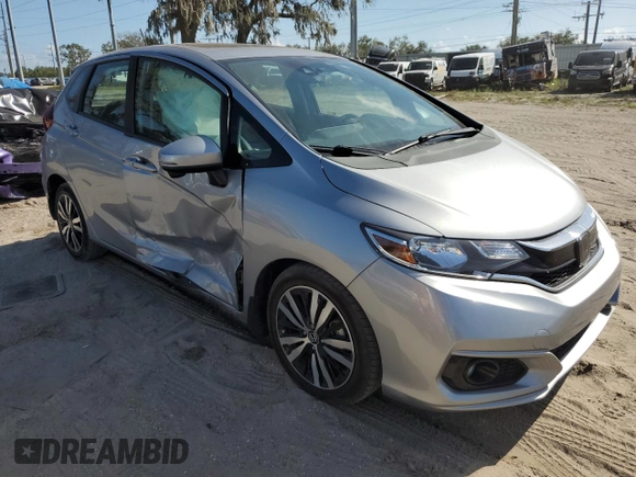 2019 Honda Fit EX-L z VIN 3HGGK5H07KM721878, wystawiony jako Copart lot #80181164 z przebiegiem 21 624 mil mil oraz Nie do naprawy • Non repairable. Historia ofert i sprzedaży dostępna na DreamBid. Obrazek 4.