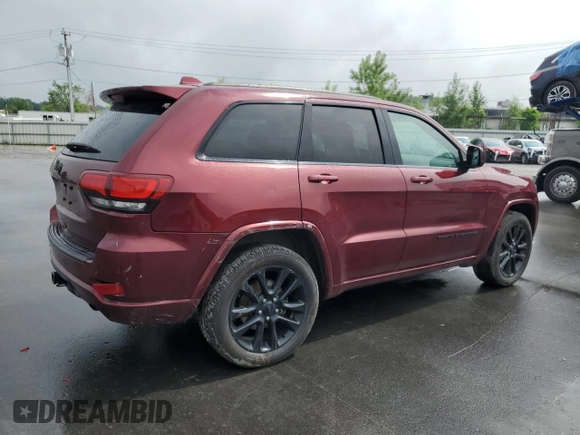 2020 Jeep Grand Cherokee Altitude with VIN 1C4RJFAG0LC209941, listed as a Copart auction lot 60164005 with 92,786 mi miles and Salvage title. Bid and sale history available at DreamBid. Image 3.