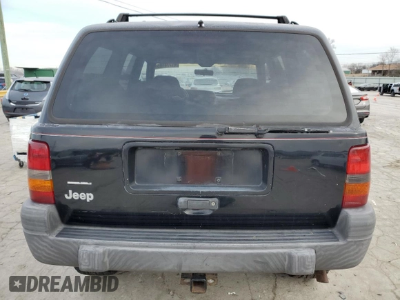 1997 Jeep Grand Cherokee TSi with VIN 1J4FX58S3VC689718, listed as a Copart auction lot 41774185 with 0 mi miles and Clean Title. Bid and sale history available at carsss.com. Image 6.