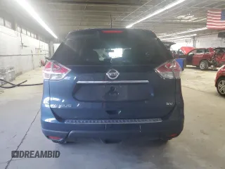 2016 Nissan Rogue S with VIN KNMAT2MT7GP621099, listed as a Copart auction lot 54952795 with 153,300 mi miles and Clean Title. Bid and sale history available at carsss.com. Image 6.