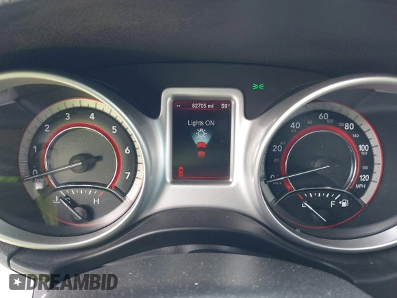 2013 Dodge Journey Crew with VIN 3C4PDCDG4DT680215, listed as a IAAI auction lot 42041962 with 82,705 mi miles and . Bid and sale history available at DreamBid. Image 7.