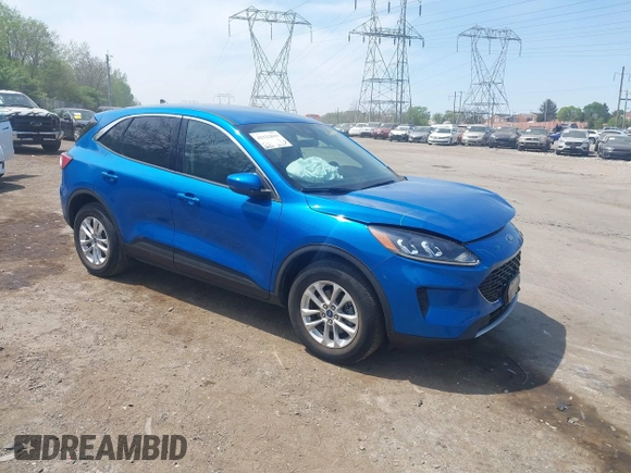 2020 Ford Escape SE with VIN 1FMCU9G62LUC65043, listed as a IAAI auction lot 42122819 with 28,341 mi miles. Bid and sale history available at carsss.com. Image 1.