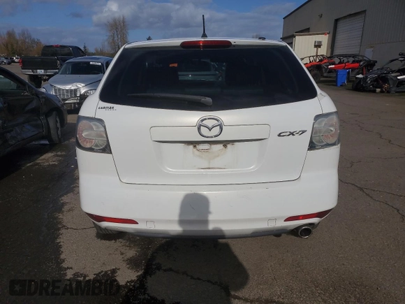 2011 Mazda CX-7 i Sport with VIN JM3ER2B55B0378048, listed as a Copart auction lot 46718155 with Not Provided miles and Salvage Title. Bid and sale history available at DreamBid. Image 6.