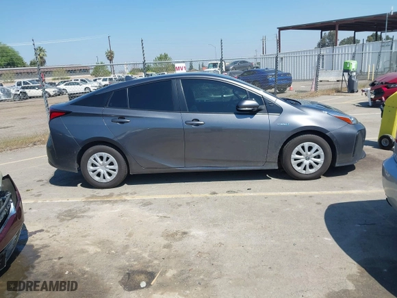 2022 Toyota Prius L Eco with VIN JTDKAMFU5N3160694, listed as a IAAI auction lot 41874909 with 80,376 mi miles. Bid and sale history available at carsss.com. Image 13.