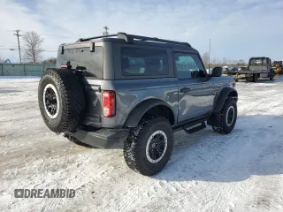 2024 Ford Bronco Black Diamond with VIN 1FMDE1AH3RLA71844, listed as a Copart auction lot 43228085 with 4,753 mi miles and Salvage title. Bid and sale history available at DreamBid. Image 3.