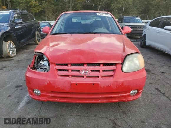 2005 Hyundai Accent GLS с VIN KMHCG35C45U359201, выставлен на аукционе Copart как лот 49072705 с пробегом 93 299 миль миль и На запчасти • Non repairable. История ставок и продаж доступна на DreamBid. Изображение 5.