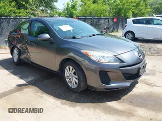 2012 Mazda 3 i Touring z VIN JM1BL1V78C1656263, wystawiony jako IAAI lot #42245893 z przebiegiem 161 723 mil mil oraz . Historia ofert i sprzedaży dostępna na DreamBid. Obrazek 1.