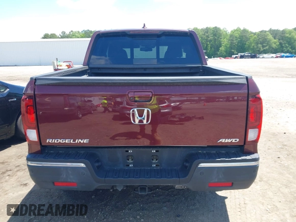 2019 Honda Ridgeline RTL-E with VIN 5FPYK3F72KB031085, listed as a IAAI auction lot 42236249 with 73,612 mi miles and . Bid and sale history available at DreamBid. Image 17.