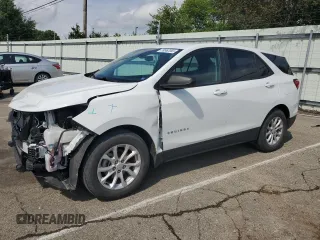 2021 Chevrolet Equinox LS with VIN 3GNAXHEVXMS164865, listed as a Copart auction lot 59962065 with 73,284 mi miles and Salvage title. Bid and sale history available at DreamBid. Image 1.